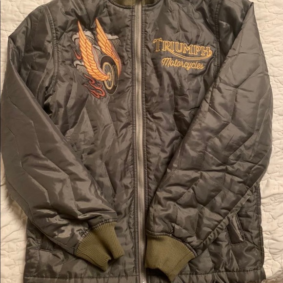 Limited edition embroidered triumph tiger jacket - Picture 4 of 7